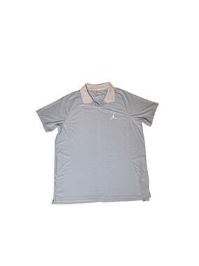 Jordan Dri-FIT ADV Sport Golf Polo Blue Heathered Short Sleeve Blue